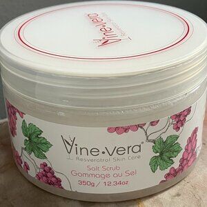 VINE VERA SALT SCRUB - 12.34 oz / 350 g - BRAND NEW - SEALED